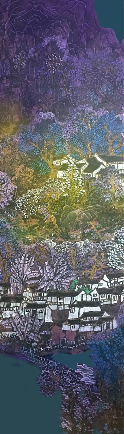  山水|青紫重彩一一王存海