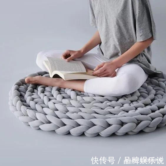 旧衣服做成的粗线编织，家居用品不用买了，手工布艺附教程
