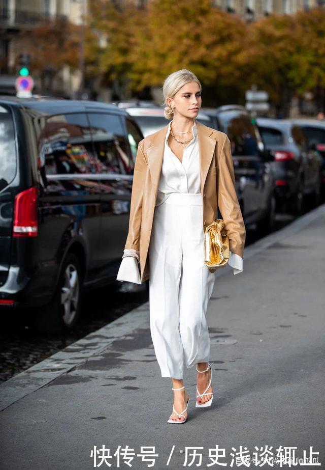 白裤子可别乱穿,穿错真的很尴尬!学会这样穿时髦显气质