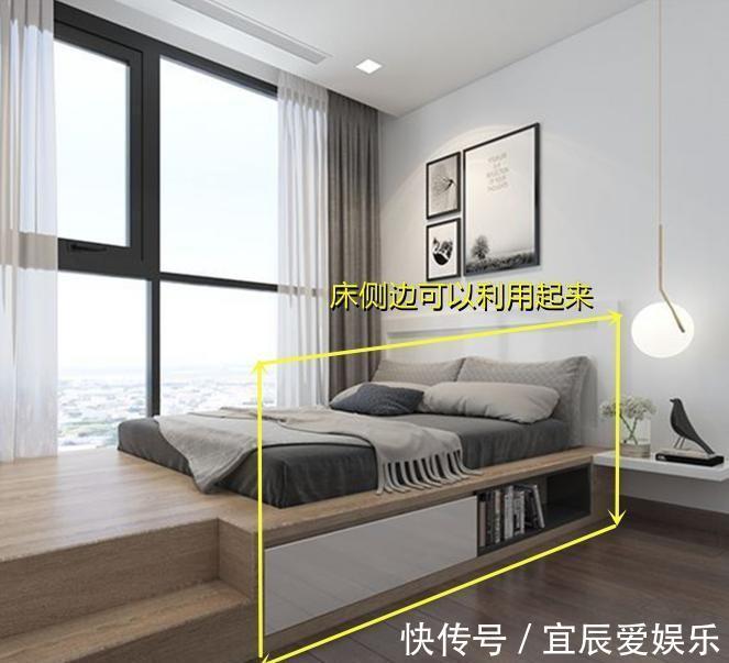 惊喜|地台床侧边空着怪可惜的，装书架做衣帽间，收获到不一样的惊喜