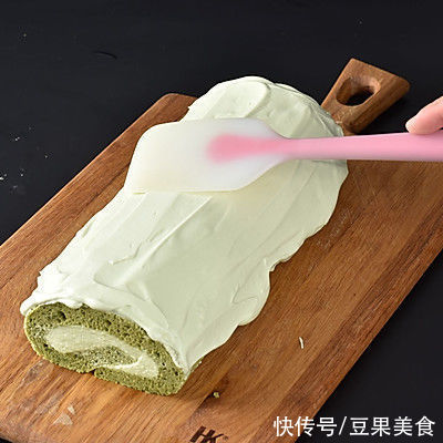 #安佳万圣烘焙奇妙夜# 高颜抹茶卷