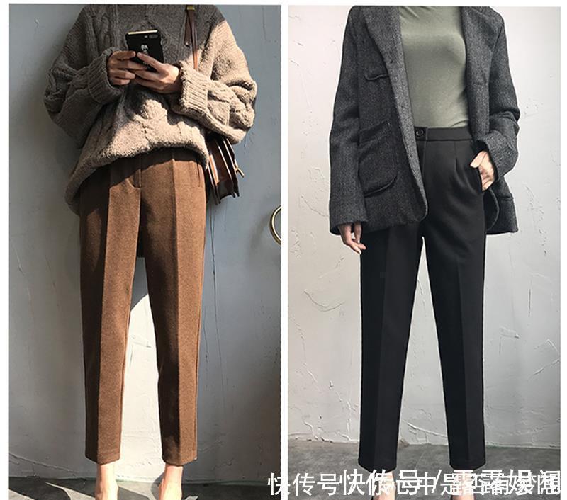 冬装|街头潮女们冬装又搭配出一道风景线,各款大衣阔腿裤这样搭配美美的