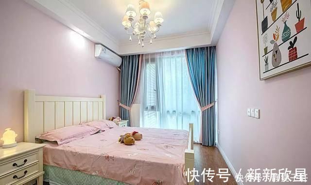 电视墙|小夫妻爆改130㎡婚房，头一次L型的大衣柜，真的很大气