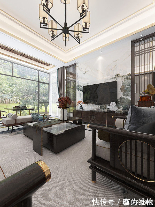 中式风格|坚持把200㎡新房,装中式风格,原以为很古板,不料很儒雅,爱上了