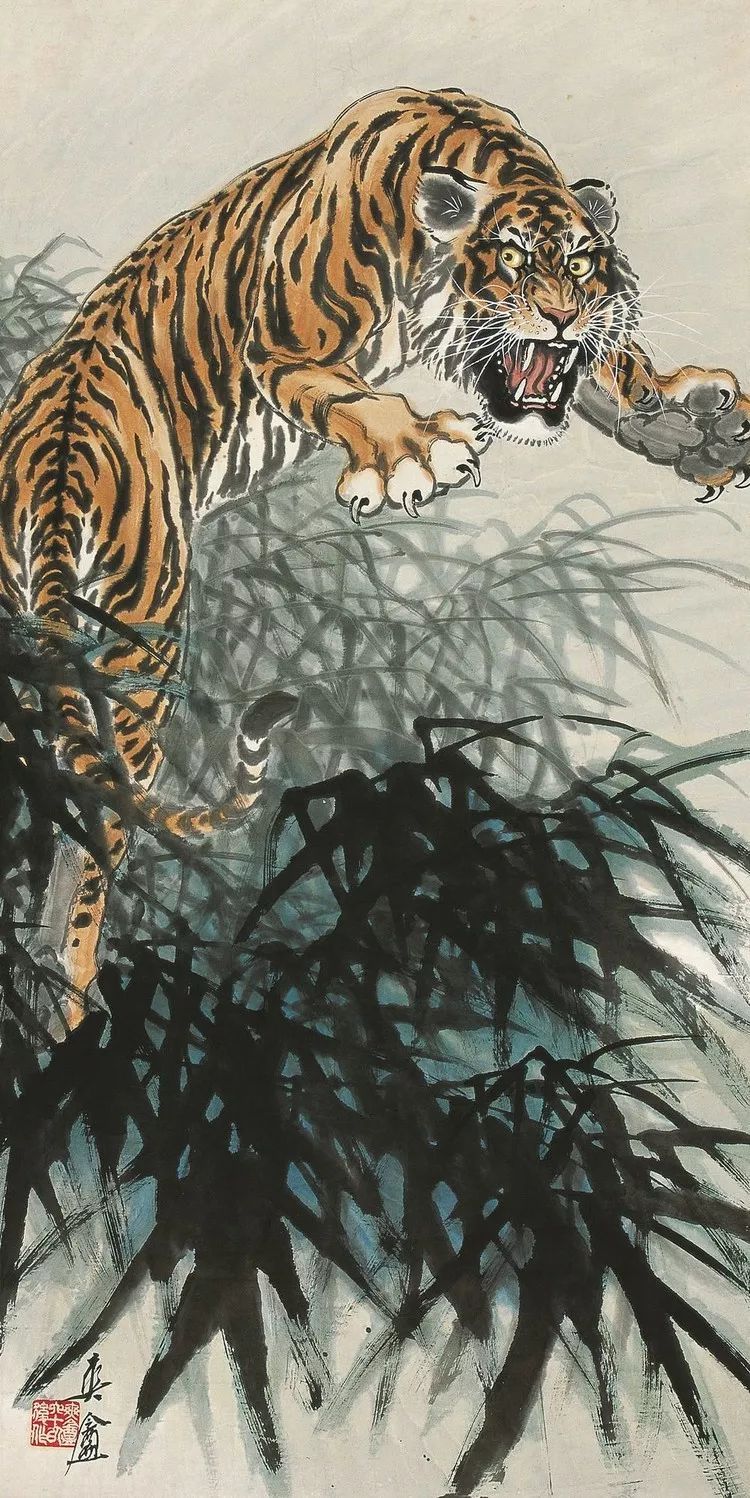 包国勇#胡爽庵:被埋没的现代画虎大师