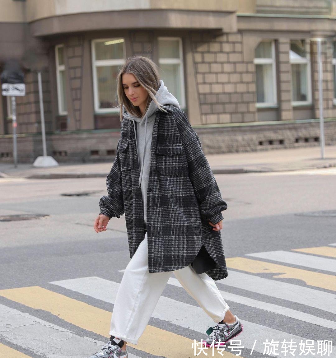 款式|格纹大衣又回来了!今年流行这3种款式,你别说还真好看