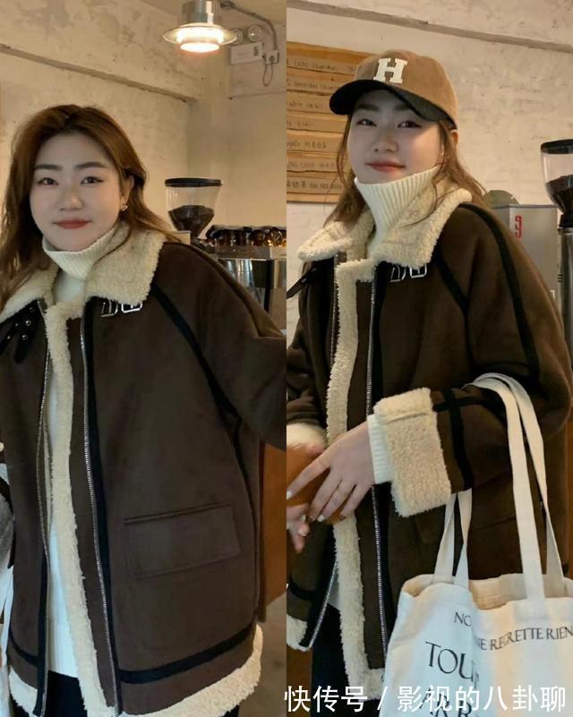 女人 这才是适合身高不足160,微胖女人的冬日穿搭,显高又显瘦