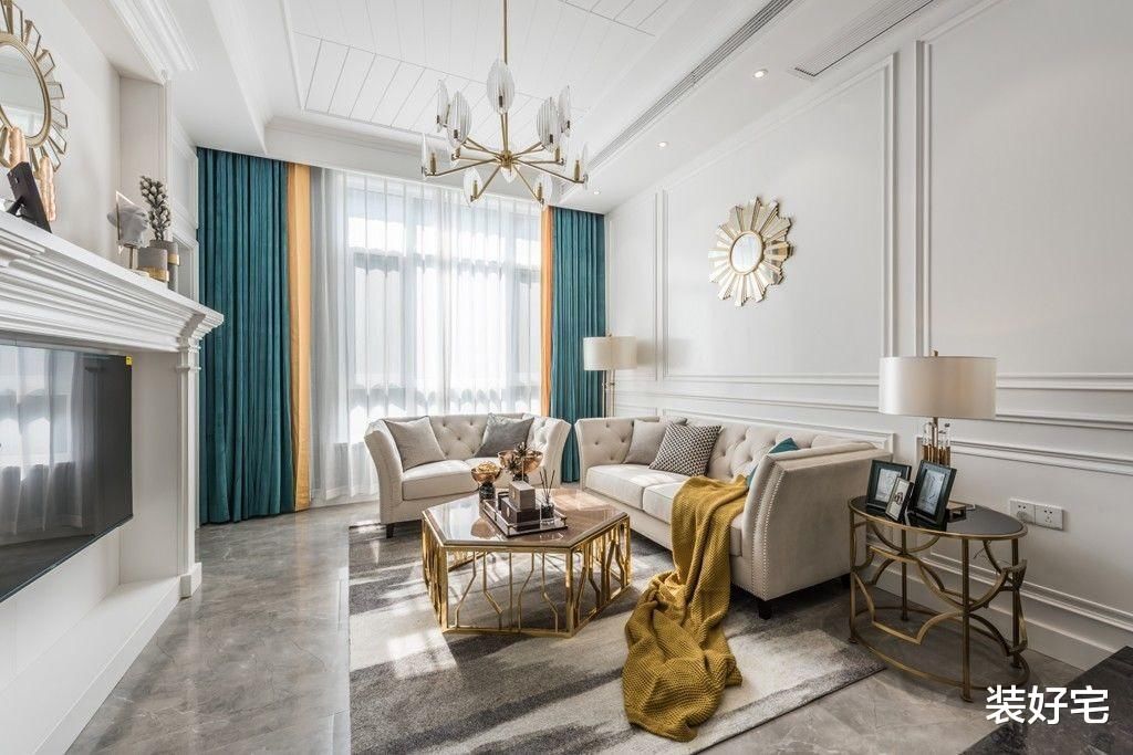 王文琦|256平的别墅装修，家具简洁款式新颖，恰到好处的精致很完美
