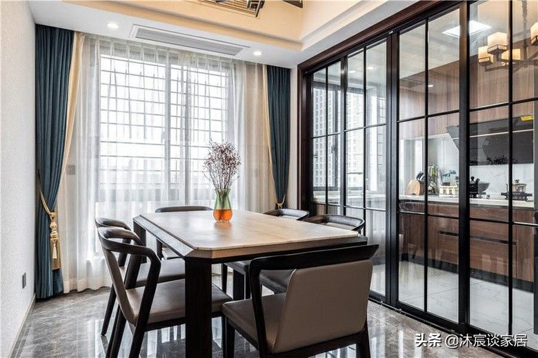 全景图|她，80后，二次装修选择现代中式，素雅沉稳大气的家，越看越中意