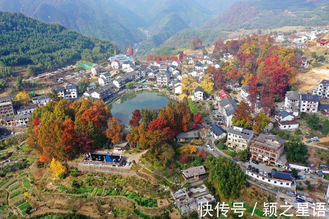 秋色|古村秋色美,堵车绵延十里不绝,还没到村,天黑了