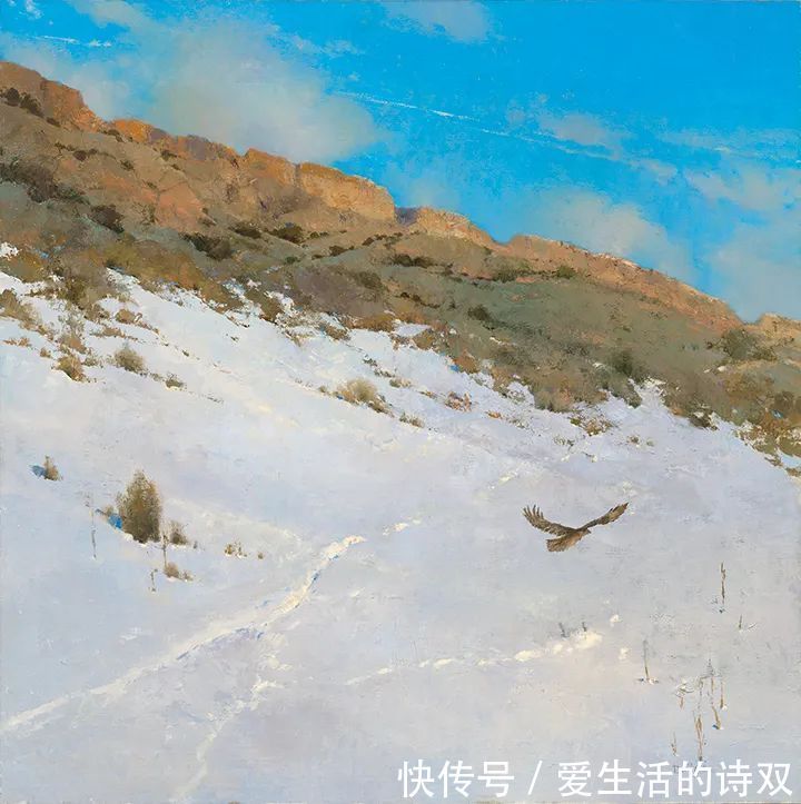 卢伯克$大卫·格里芬的风景油画高清图，放大看，更迷人