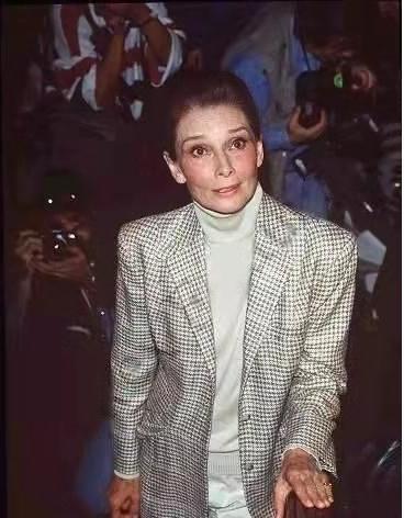 版型 赫本老年干瘦有皱纹仍优雅美丽,穿搭经典有书香气,超合适妈妈们