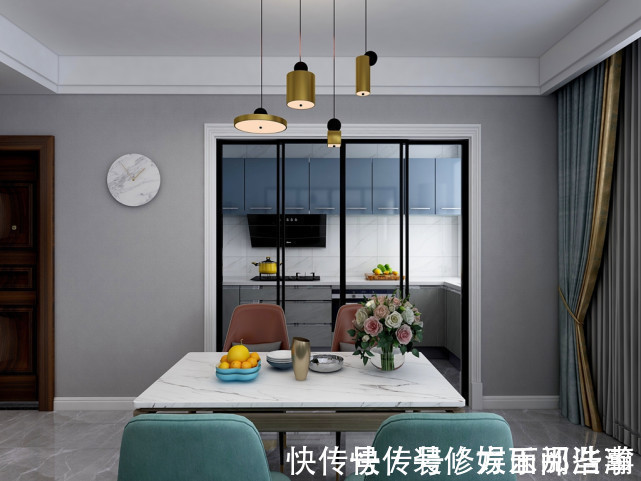 装修风格|132平三居室简练出的新概念,摒弃传统的陈俗与浮华