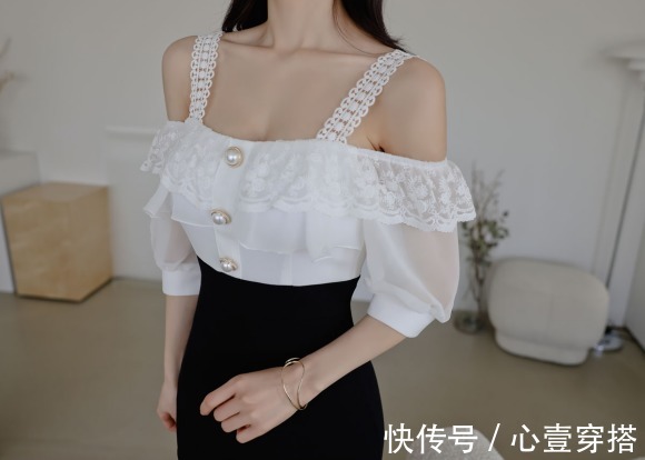 时尚搭配|女神孙允珠的时尚搭配:爱丽丝漫雪童话北欧叠花吊带裙