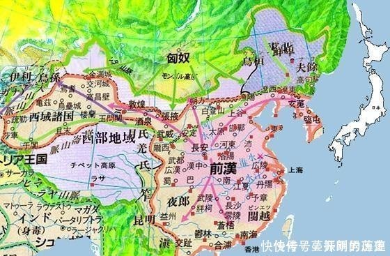 汉代广西地图，你的家乡归哪里管辖