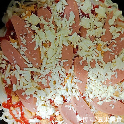 这道面条变身记-面条变披萨简单快手,超下饭