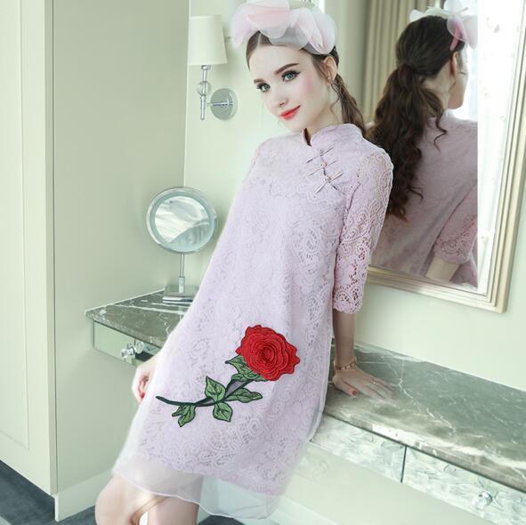 旗袍裙|一袭改良旗袍裙,泼墨水华,惊艳了时光,温柔了岁月