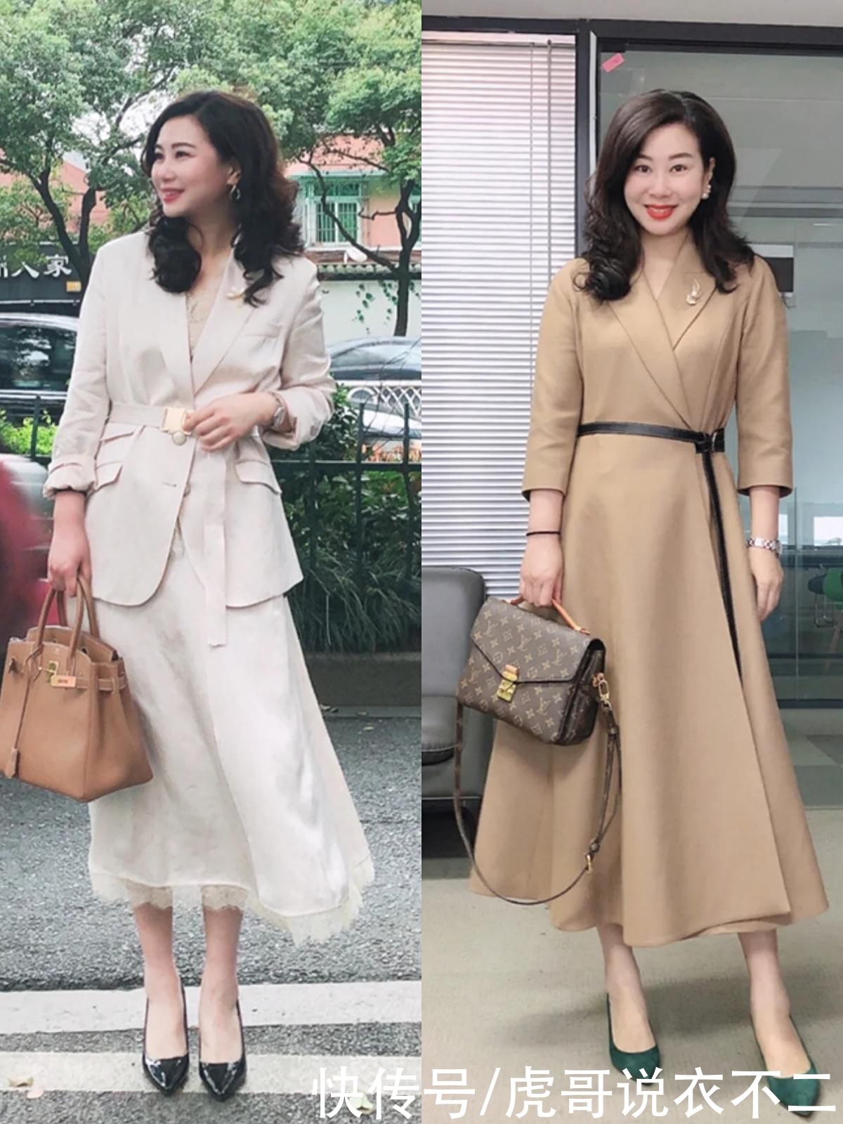 女人年过40会穿衣更年轻，这位素人博主的穿搭，优雅又有女人味