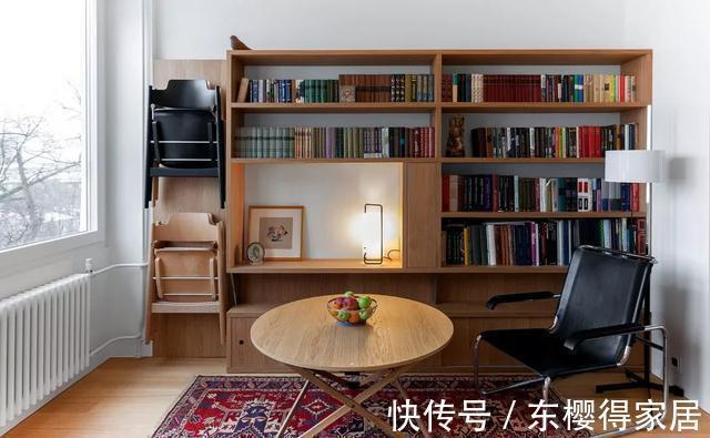 熨烫板|晒晒朋友的33㎡单身公寓,全屋定制柜子,这空间利用真是绝了!