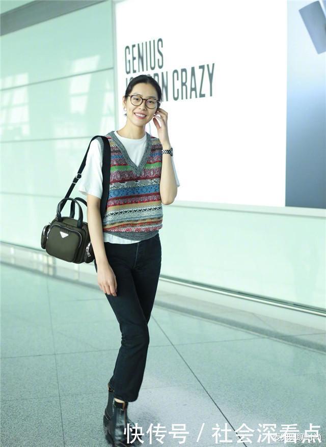 搭配也可以|有肚子的女人别再“塞衣角”了!学刘雯这样来“叠”,时髦真显瘦