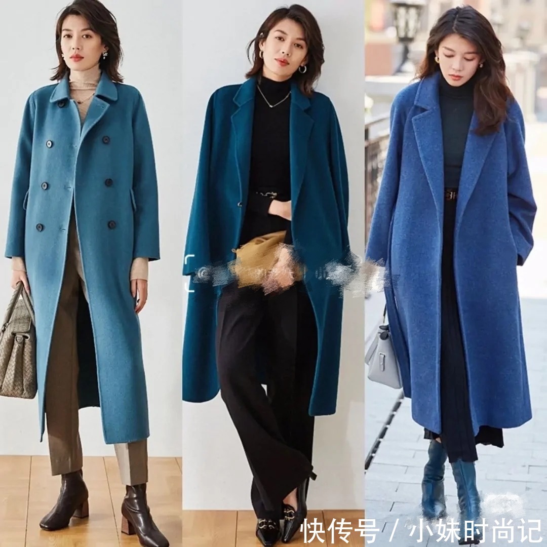 40岁气质女人的大衣搭配方案,简约上档次,告别廉价感
