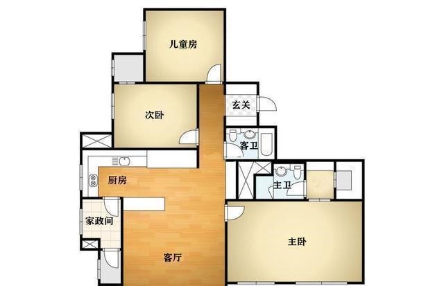 业主|“去客厅化”最近很火,业主123㎡的家也跟风尝试,住起来确实舒服