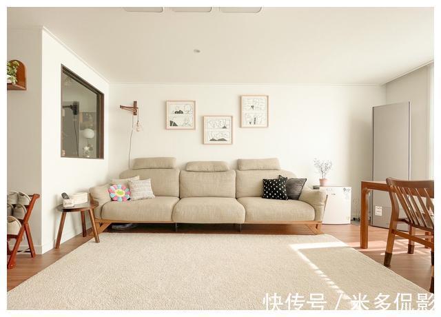 三口之家|120㎡复古风,胡桃木+白的配色干净又养眼,三口之家的简单生活!