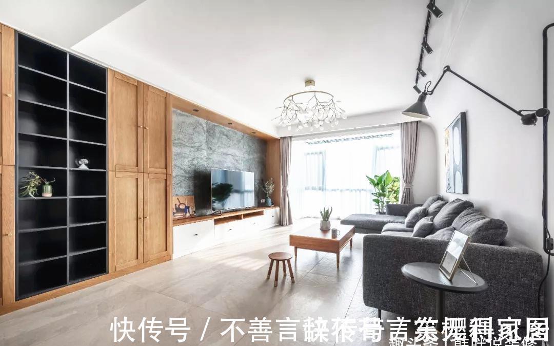 原木色|140㎡简约原木风,没有奢华的元素,却每个细节都让人感到惊艳