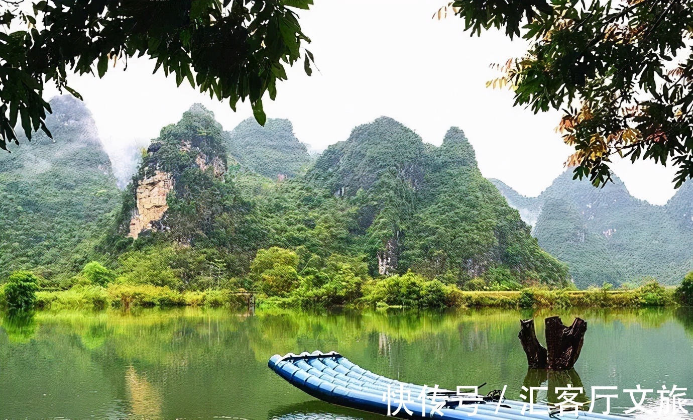 花山岩画景区|比桂林人少，比荔波精致，这座广西小城才是隔世的世外桃源！