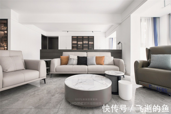 三口之家|170平现代简约,因为简单所以经典