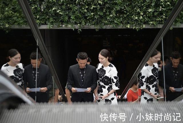 有型|谢杏芳林丹合体亮相,1米78穿短裙秀长腿,两口子一黑一白挺登对裙装裤装西服