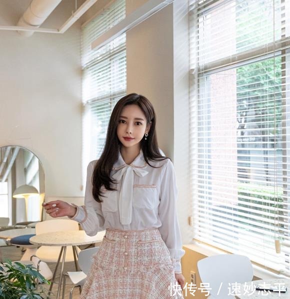  糖果|超美珠珠：泡芙蕾丝娇柔淡粉拼搭糖果裙！