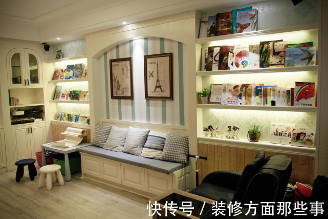 用力过猛|127平美式简约小清新风,在四口之家过得轻松愉快