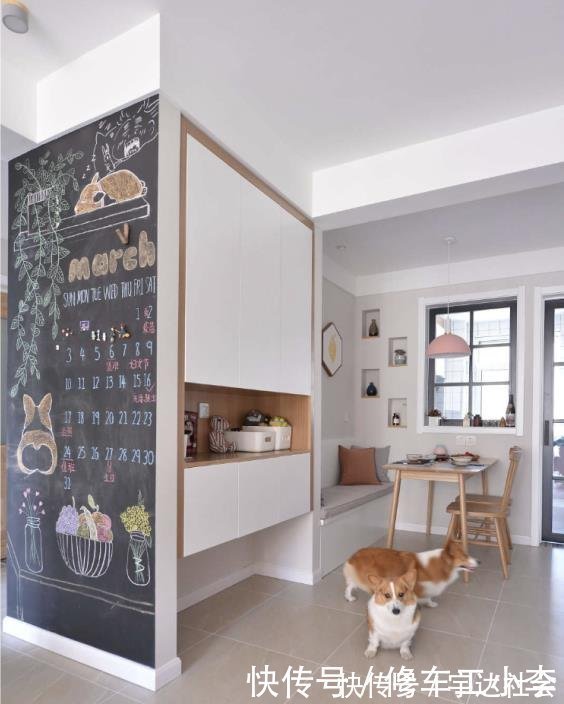 新房|客厅造个“假阳台”,一进门就被迷住了,这套92㎡新房,太温馨