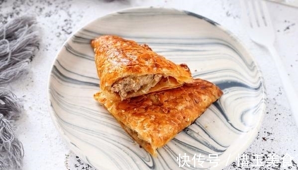 馅儿料|想吃肉饼不会揉面?教你一招代替,外酥里嫩还能拉丝