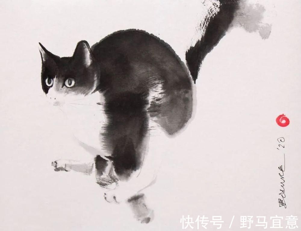 nova$专画“不正经”国画的老外,竟被10万人狂热追捧,看完作品立马佩服不已~