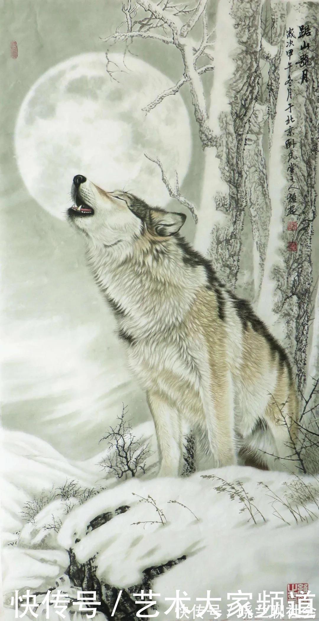 胡润&中国当代最具代表性艺术家——吕维超动物画作品赏析