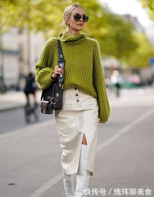 西装裤|深秋是时候穿毛衣了,送你3个搭配技巧,优雅温柔又时髦