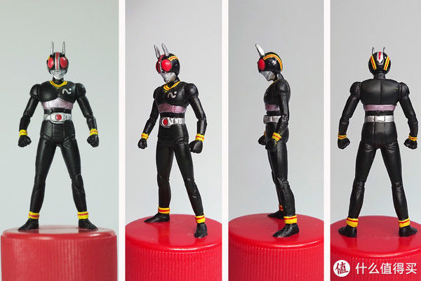 涂装|模型手办 篇八：『一杯咖啡钱的快乐』24元的假面骑士Black+RX瓶盖摆件