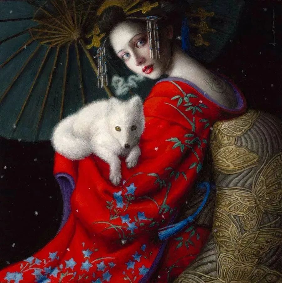 性感!太上头!她笔下的神秘唯美女子,比蜜桃还嫩!