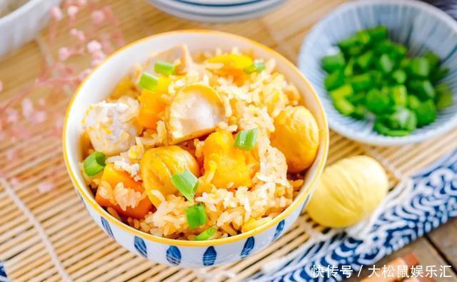 秋天|深秋三宝饭,秋天不吃它就白过了,不加一滴油,省事一锅焖