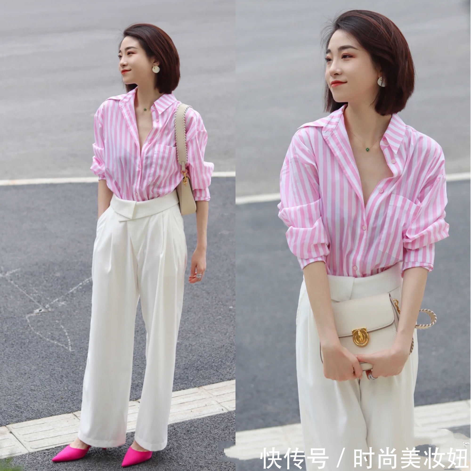 优雅|这才是中年女性该有的穿搭,烂大街的衬衫,穿出高级优雅的气质
