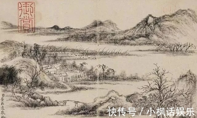 董邦达$一个拿皇家俸禄的画家｜董邦达小品山水画