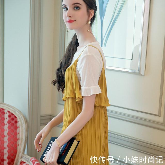 吊带裙|夏季新品套装裙,穿上它,不要太美哦