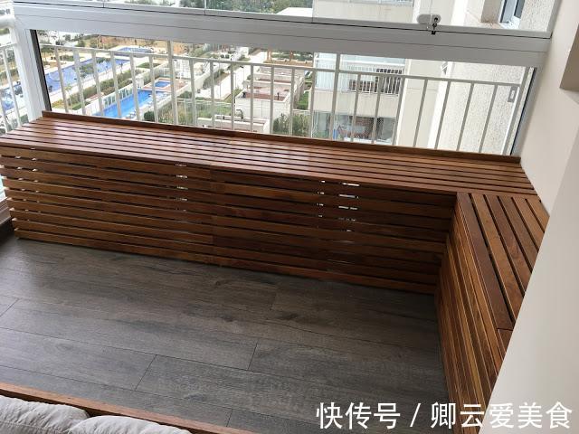 矮柜|从邻居家学到的设计，阳台外侧打一排矮柜，增加收纳又能很好美化