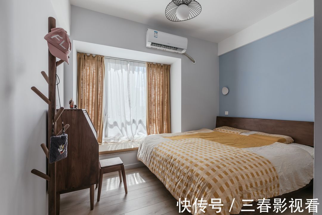 北欧风|用北欧风打造广州75㎡两居室,两人加两只猫的生活,很舒服