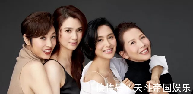 港普四姐妹再聚首，人生各不同，姐妹情卻依舊深厚，朱茵最幸福