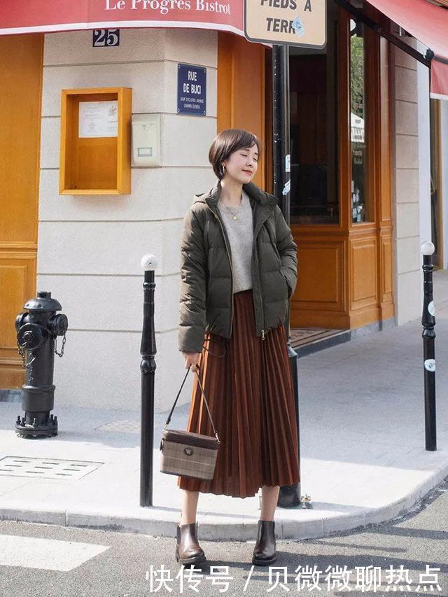 搭配|“羽绒服+裙子”才是冬天正确的打开方式!