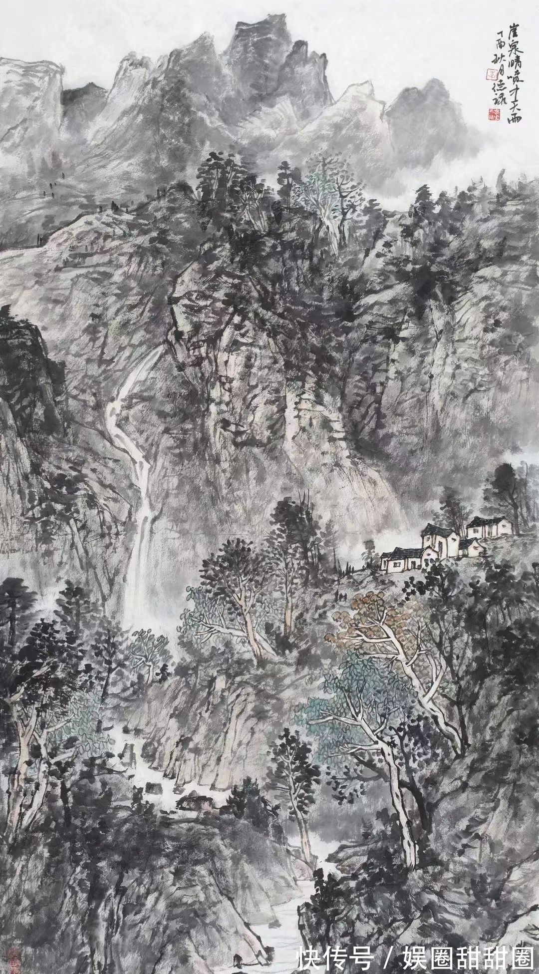 幅幅|李德禄山水画作品集，幅幅都美不胜收、气势磅礴