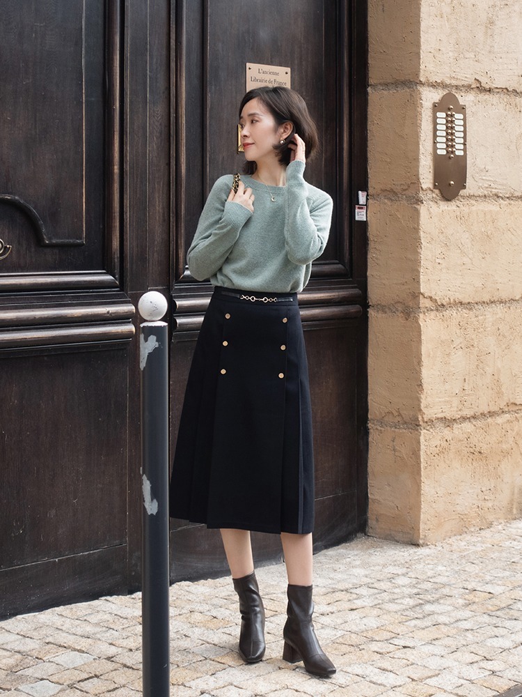 时髦|见过世面的女人穿搭分享,入冬选这4种裙子,遮肉显瘦还百搭